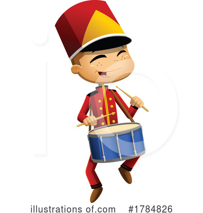 Drummer Clipart #1784826 by Hit Toon