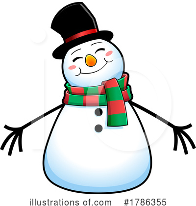 Snowmen Clipart #1786355 by Hit Toon