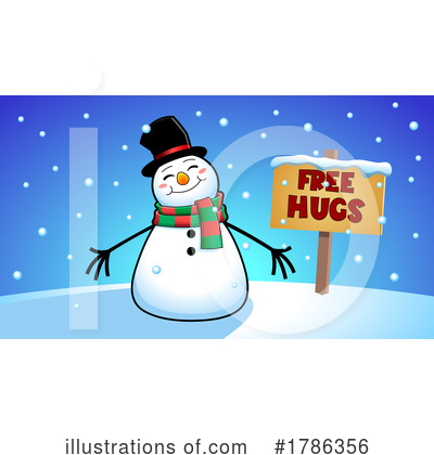 Snowman Clipart #1786356 by Hit Toon