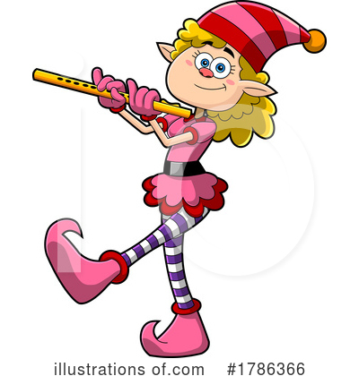 Christmas Elf Clipart #1786366 by Hit Toon
