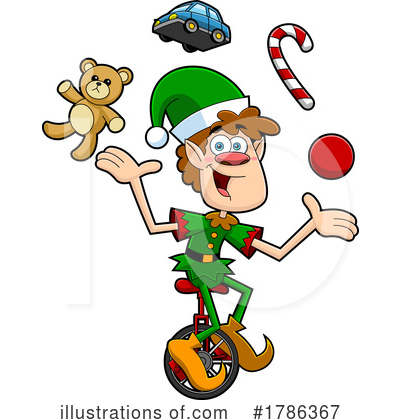 Royalty-Free (RF) Christmas Clipart Illustration by Hit Toon - Stock Sample #1786367