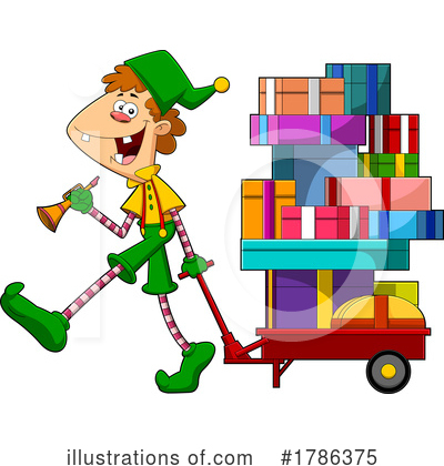 Christmas Present Clipart #1786375 by Hit Toon