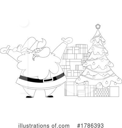 Royalty-Free (RF) Christmas Clipart Illustration by Hit Toon - Stock Sample #1786393