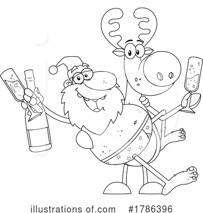 Royalty-Free (RF) Christmas Clipart Illustration by Hit Toon - Stock Sample #1786396
