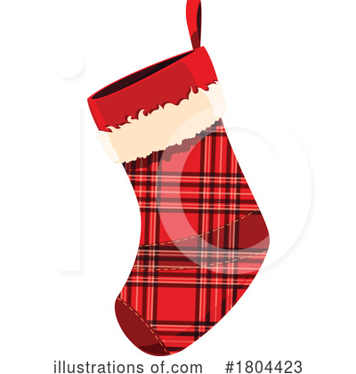 Christmas Stocking Clipart #1804423 by Vector Tradition SM
