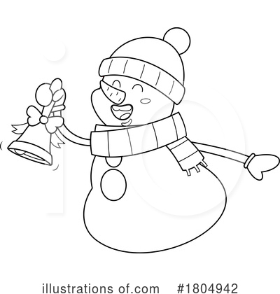 Royalty-Free (RF) Christmas Clipart Illustration by Hit Toon - Stock Sample #1804942