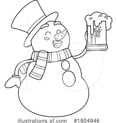 Royalty-Free (RF) Christmas Clipart Illustration by Hit Toon - Stock Sample #1804946
