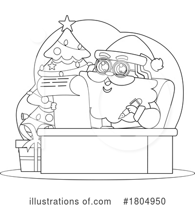 Royalty-Free (RF) Christmas Clipart Illustration by Hit Toon - Stock Sample #1804950