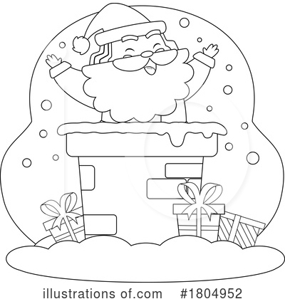 Royalty-Free (RF) Christmas Clipart Illustration by Hit Toon - Stock Sample #1804952