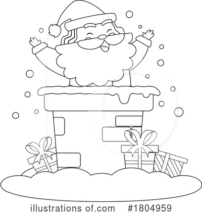 Royalty-Free (RF) Christmas Clipart Illustration by Hit Toon - Stock Sample #1804959