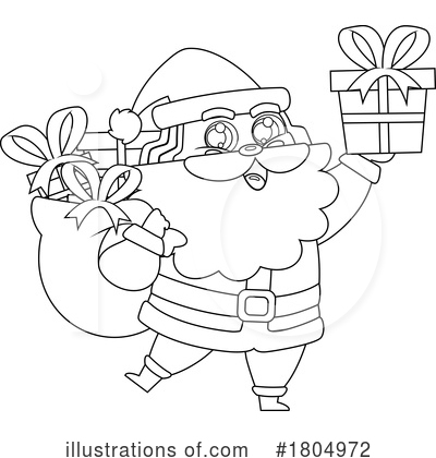 Royalty-Free (RF) Christmas Clipart Illustration by Hit Toon - Stock Sample #1804972