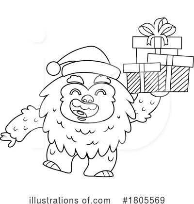 Royalty-Free (RF) Christmas Clipart Illustration by Hit Toon - Stock Sample #1805569