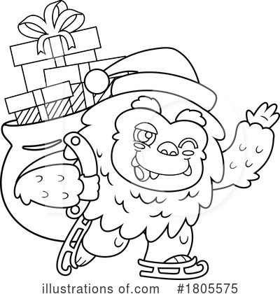Royalty-Free (RF) Christmas Clipart Illustration by Hit Toon - Stock Sample #1805575