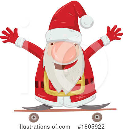 Santa Clipart #1805922 by Domenico Condello