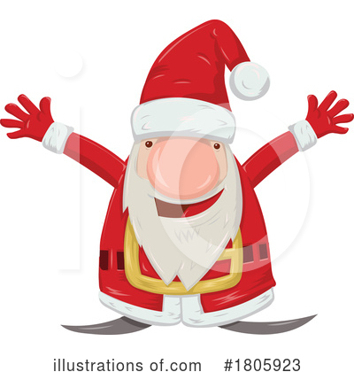 Santa Clipart #1805923 by Domenico Condello