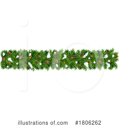 Christmas Tree Clipart #1806262 by Vector Tradition SM