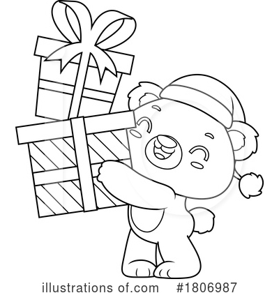 Royalty-Free (RF) Christmas Clipart Illustration by Hit Toon - Stock Sample #1806987
