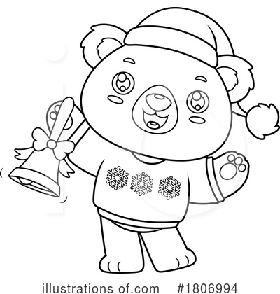 Royalty-Free (RF) Christmas Clipart Illustration by Hit Toon - Stock Sample #1806994