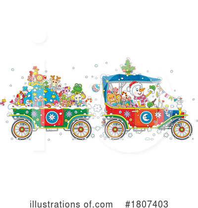 Driving Clipart #1807403 by Alex Bannykh