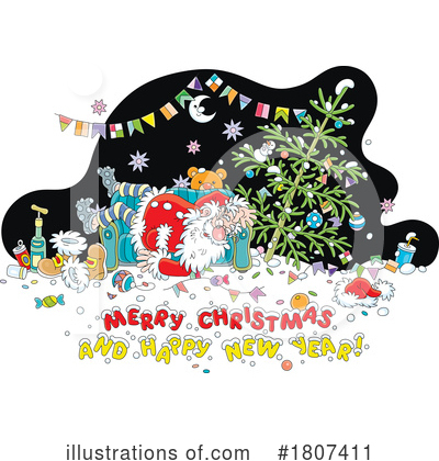 Royalty-Free (RF) Christmas Clipart Illustration by Alex Bannykh - Stock Sample #1807411