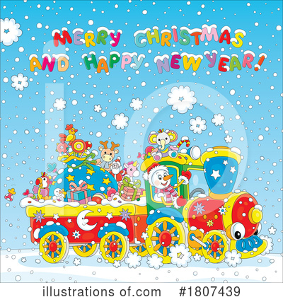 Merry Christmas Clipart #1807439 by Alex Bannykh