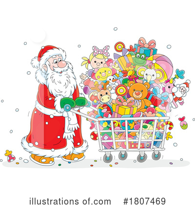Christmas Gift Clipart #1807469 by Alex Bannykh