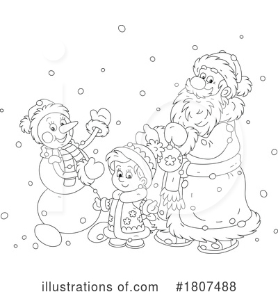 Royalty-Free (RF) Christmas Clipart Illustration by Alex Bannykh - Stock Sample #1807488