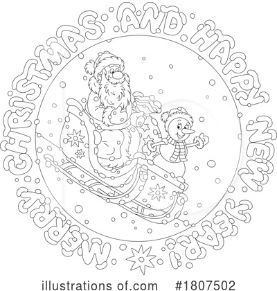 Royalty-Free (RF) Christmas Clipart Illustration by Alex Bannykh - Stock Sample #1807502