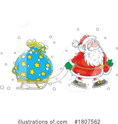 Royalty-Free (RF) Christmas Clipart Illustration by Alex Bannykh - Stock Sample #1807562