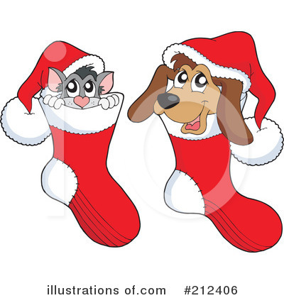 Christmas Animals Clipart #212406 by visekart