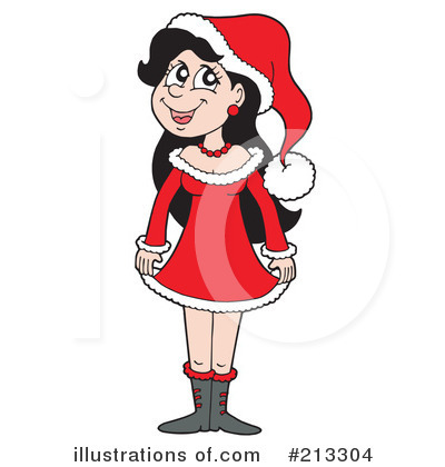 Royalty-Free (RF) Christmas Clipart Illustration by visekart - Stock Sample #213304