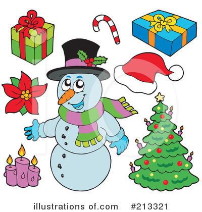 Royalty-Free (RF) Christmas Clipart Illustration by visekart - Stock Sample #213321