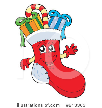 Christmas Stocking Clipart #213363 by visekart