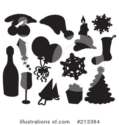 Royalty-Free (RF) Christmas Clipart Illustration by visekart - Stock Sample #213364