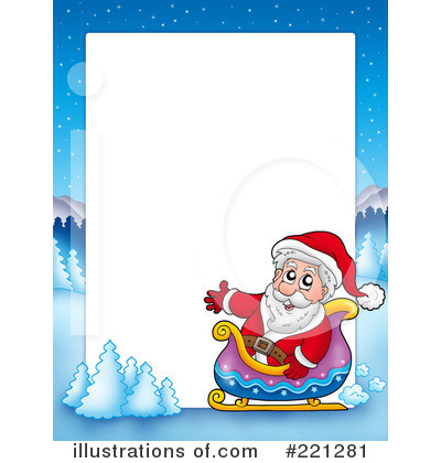 Royalty-Free (RF) Christmas Clipart Illustration by visekart - Stock Sample #221281
