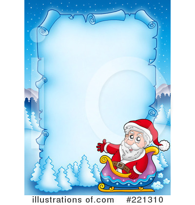 Royalty-Free (RF) Christmas Clipart Illustration by visekart - Stock Sample #221310