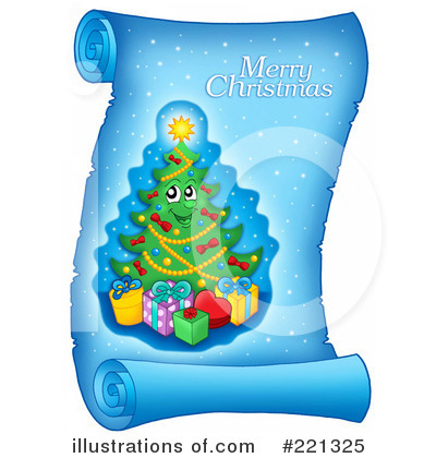 Royalty-Free (RF) Christmas Clipart Illustration by visekart - Stock Sample #221325
