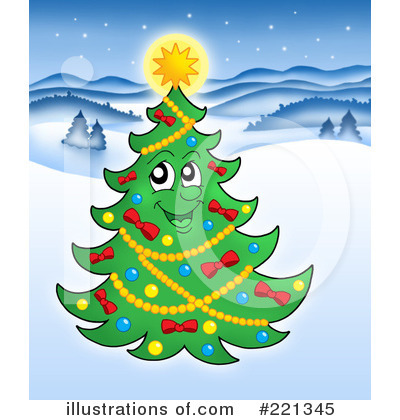 Royalty-Free (RF) Christmas Clipart Illustration by visekart - Stock Sample #221345