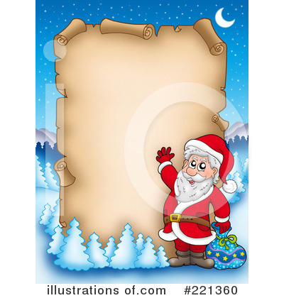 Royalty-Free (RF) Christmas Clipart Illustration by visekart - Stock Sample #221360