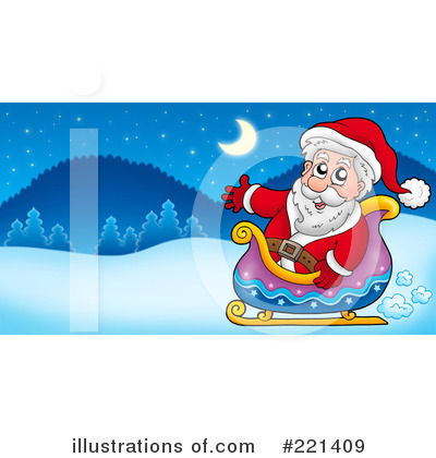 Royalty-Free (RF) Christmas Clipart Illustration by visekart - Stock Sample #221409