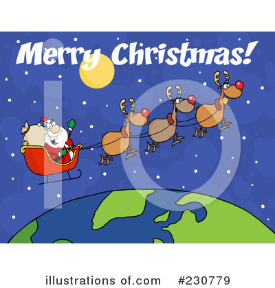 Royalty-Free (RF) Christmas Clipart Illustration by Hit Toon - Stock Sample #230779