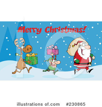 Royalty-Free (RF) Christmas Clipart Illustration by Hit Toon - Stock Sample #230865