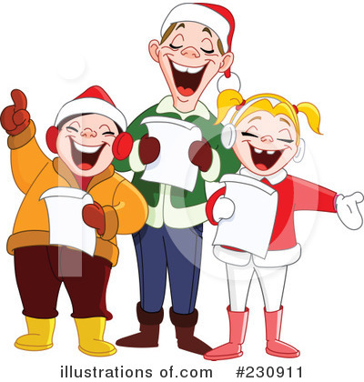 Christmas Caroling Clipart #230911 by yayayoyo