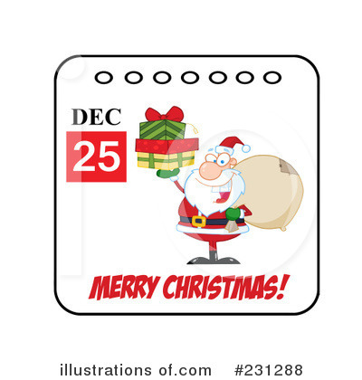 Royalty-Free (RF) Christmas Clipart Illustration by Hit Toon - Stock Sample #231288