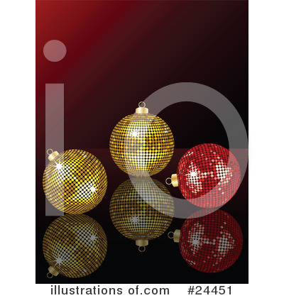 Christmas Bulbs Clipart #24451 by elaineitalia
