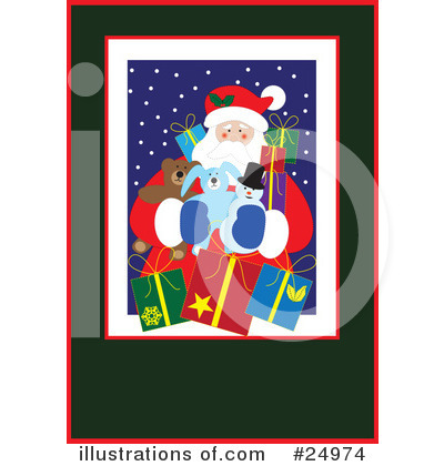 Royalty-Free (RF) Christmas Clipart Illustration by Eugene - Stock Sample #24974