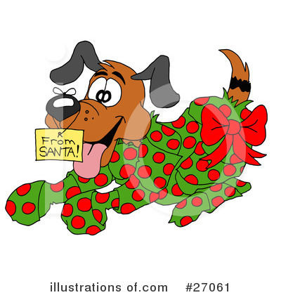 Royalty-Free (RF) Christmas Clipart Illustration by LaffToon - Stock Sample #27061