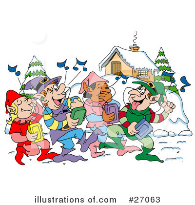 Christmas Clipart #27063 by LaffToon