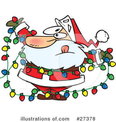 Christmas Lights Clipart #27378 by toonaday