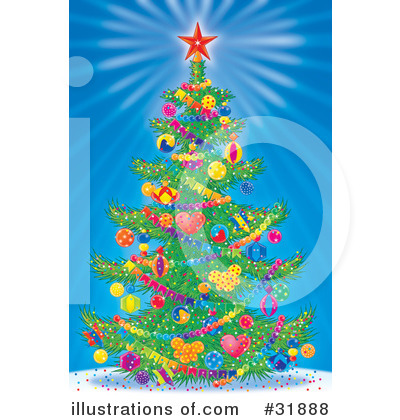 Royalty-Free (RF) Christmas Clipart Illustration by Alex Bannykh - Stock Sample #31888